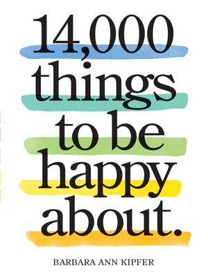 cover image of 14,000 Things to Be Happy About.